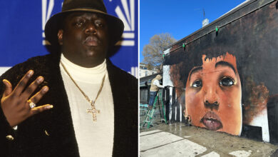 Notorious B.I.G. mural outside Brooklyn weed dispensary saved after outcry