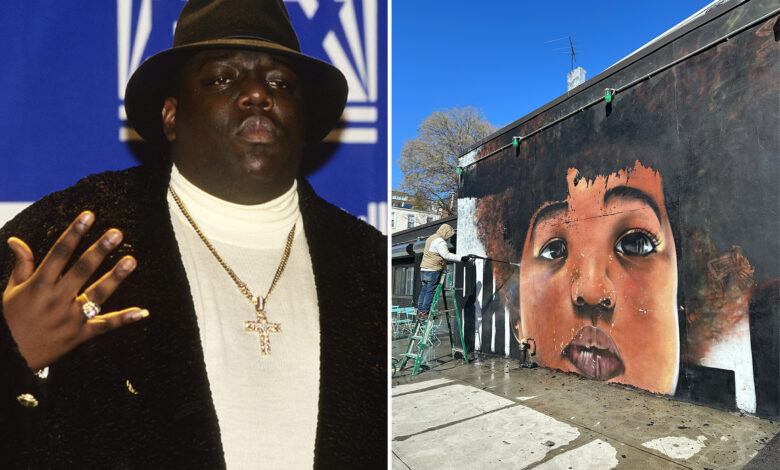 Notorious B.I.G. mural outside Brooklyn weed dispensary saved after outcry