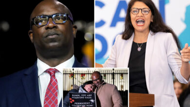 'Squad' member Jamaal Bowman under fire for fundraising with 'anti-Israel' Rashida Tlaib as he faces challenge from moderate