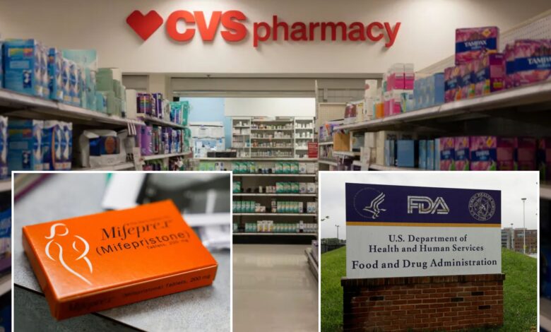 CVS, Walgreens to start dispensing abortion pill this month