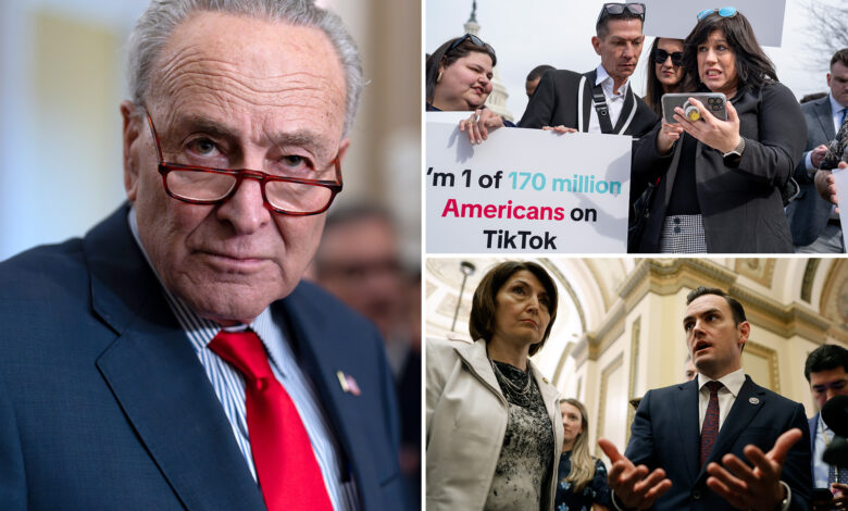 Chuck Schumer facing intense pressure as House overwhelmingly passes bill to force TikTok sale