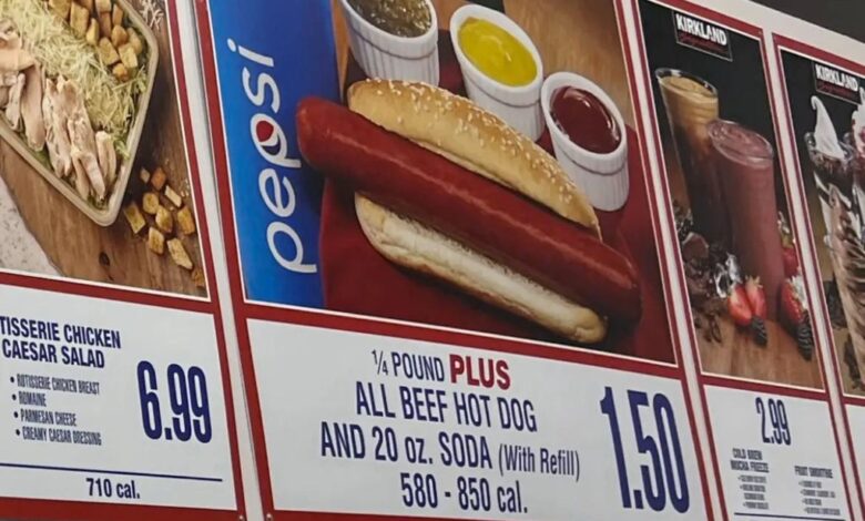 Departing Costco CFO Richard Galanti said the retailer's $1.50 hot dog and soda combo deal is "probably safe for a while."
