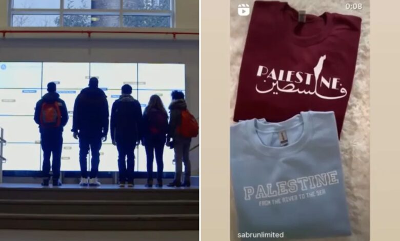 Fury at Avenues school as event sells anti-Israel merch