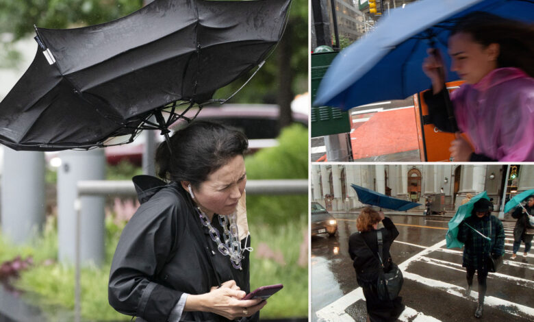 NYC braces for potential 60 mph winds after wet weekend in Big Apple