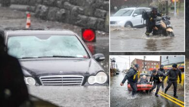 NYC sees record rainfall as cars flooded, commuters trapped