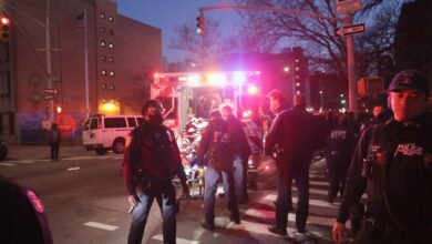 Police say an 18-year-old woman was shot and killed in Harlem over the weekend.