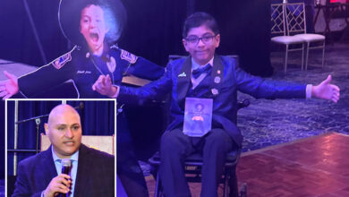 NYPD cop struck, left paralyzed by fleeing driver among those honored at 'Blue Lives Matter' gala