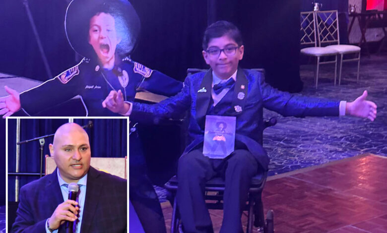 NYPD cop struck, left paralyzed by fleeing driver among those honored at 'Blue Lives Matter' gala