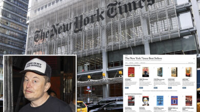 New York Times under fire again -- this time over bestseller list after Elon Musk tweet: 'Pure propaganda'