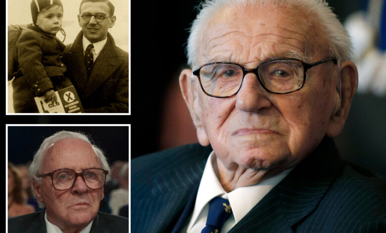 New film honors Nicholas Winton -- Britain's version of Oskar Schindler