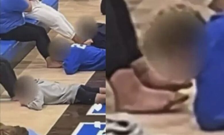 Outrage over video of Oklahoma school students licking toes