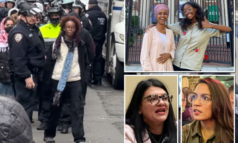 AOC, Rashida Tlaib call out arrest of 'Squad' member Ilhan Omar’s daughter at Columbia anti-Israel protest