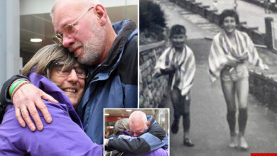 Australian brother and sister are reunited after 45 years