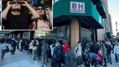 B&H dubbed 'hottest club in town' as New Yorkers scramble to get eclipse glasses