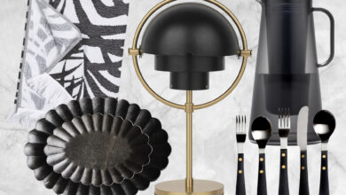 Black is the hottest color in home decor for spring: 12 must-buys