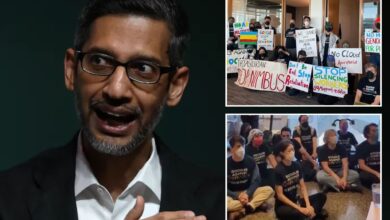 Google CEO says office not a place to 'debate politics' after firing 28 for anti-Israel sit-ins