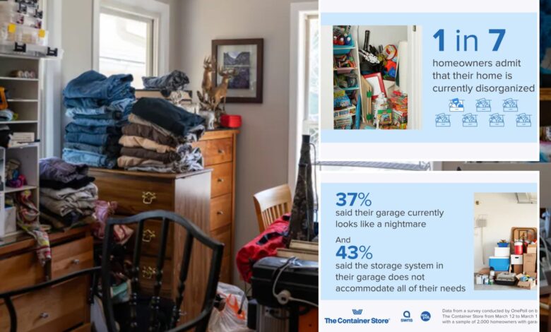 Here's how many homeowners are afraid of facing the clutter in their abodes