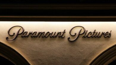 The logo of Paramount Pictures studios