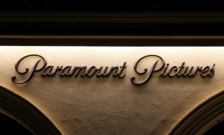 The logo of Paramount Pictures studios