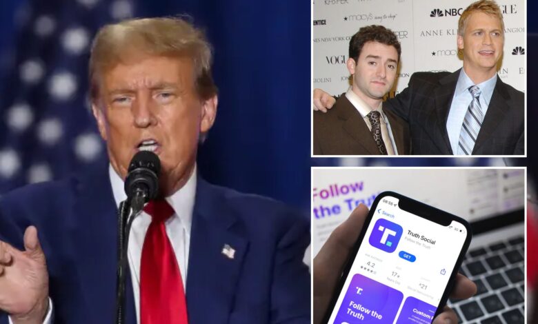 Trump sues Truth Social co-founders, claims they should lose stock