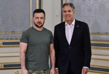 Blinken visits Ukraine to express 'enduring support'