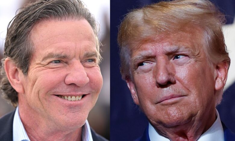 Dennis Quaid is voting for Trump over weaponization of justice system: 'People say he's an a**hole, but he's my a**hole!'