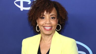 President of ABC News, Kim Godwin, smiling at the camera during the 2022 ABC Disney Upfront in New York City