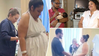 Florida mom gets married while in labor at hospital — then gives birth hours later