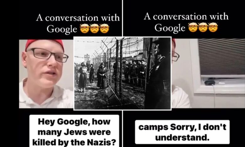 Google's AI refuses to say how many Jews were killed by Nazis