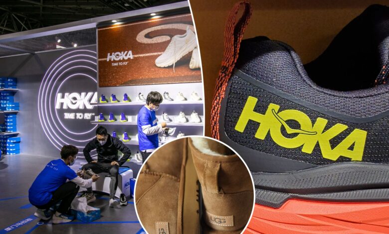 Hoka sneakers, Ugg boots lift Decker shares past $1K