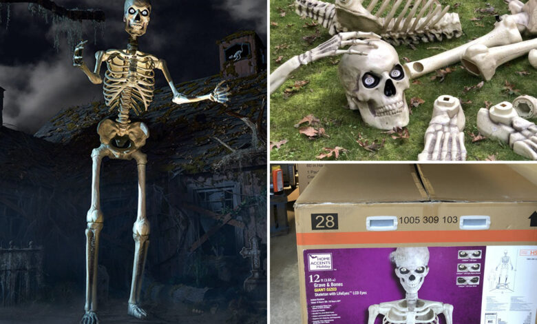 Home Depot sells out of viral Halloween skeleton before summer