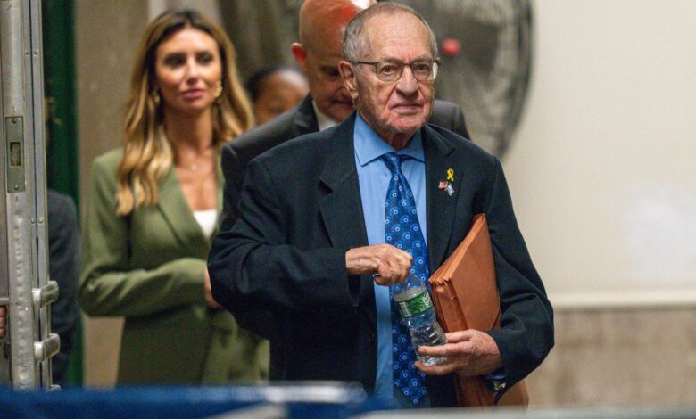 Alan Dershowitz was allowed to stay in the courtroom during former President Donald Trump's hush money trial while Judge Merchan scolded witness Robert Costello.