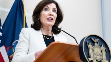 Gov. Kathy Hochul has intervened to stop a labor dispute among Teamsters Local 553 workers at JFK Airport.