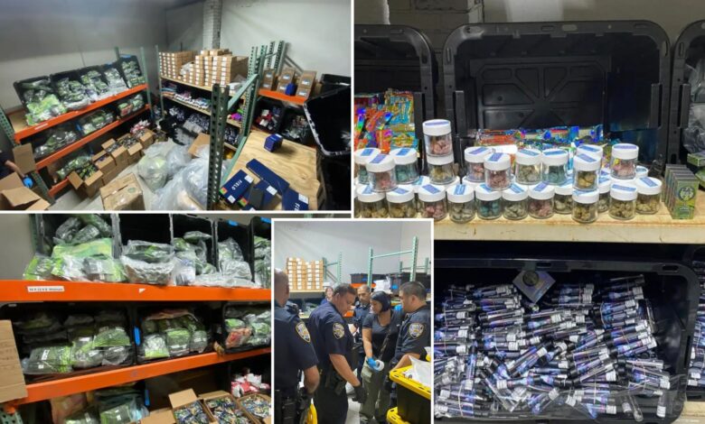 Millions of dollars worth of marijuana products found in NYC warehouse