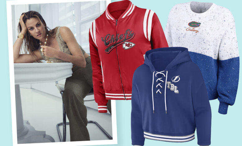 NFL reporter Erin Andrews shares her favorite gear for sports fans