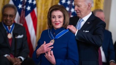 Nancy Pelosi & others awarded Presidential Medal of Freedom