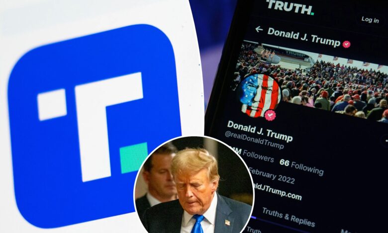 Shares of Truth Social owner Trump Media tumble after ex-president found guilty in NYC