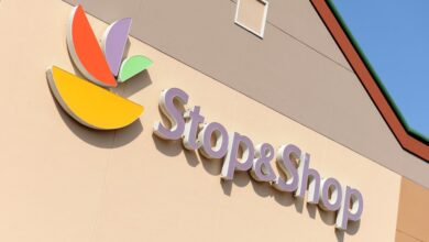 Stop&Shop sign on building