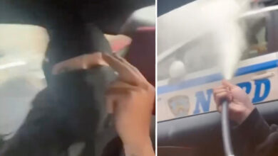Teen driver of reckless crew who doused unsuspecting NYPD traffic agent with fire extinguisher arrested