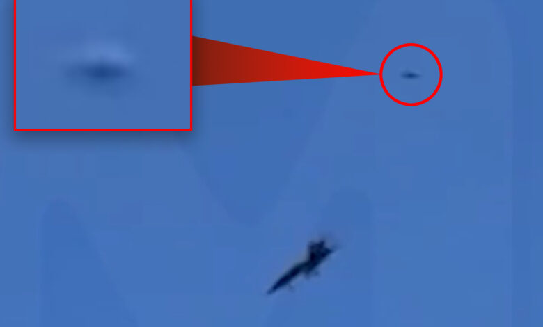 UFO spotted during Blue Angels air show over NY beach