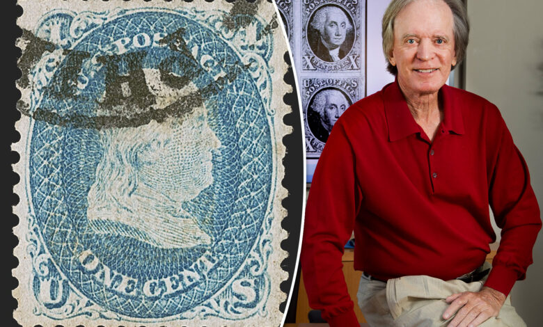 'Bond King' Bill Gross sells rare 'Z' Grill stamp for $4.4M -- most valuable in US