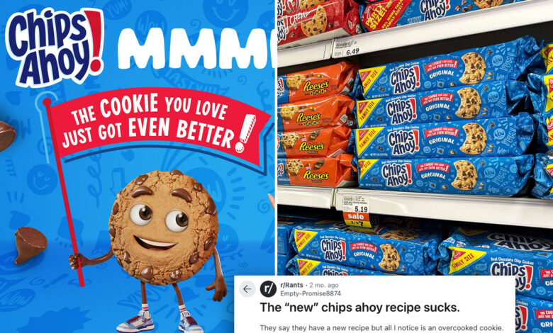 Chips Ahoy faces backlash from fans after cookie recipe changed