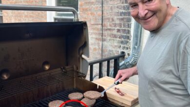 The Brooklyn-born senator initially posted a photo to X of himself in front of a grill with burger patties and hot dogs – and an ear-to-ear smile.