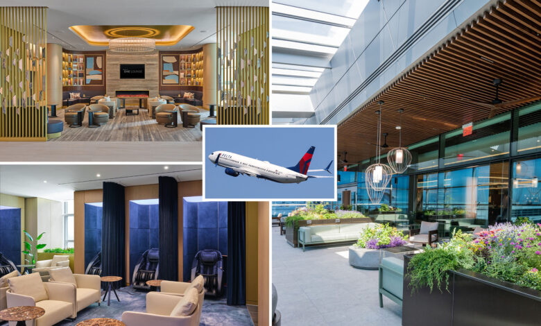 Delta's new JFK luxury lounge offers fine dining, massages