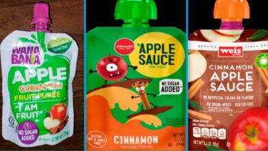 The apple sauce pouches on stands were contaminated with “extremely high” levels of lead and chromium.