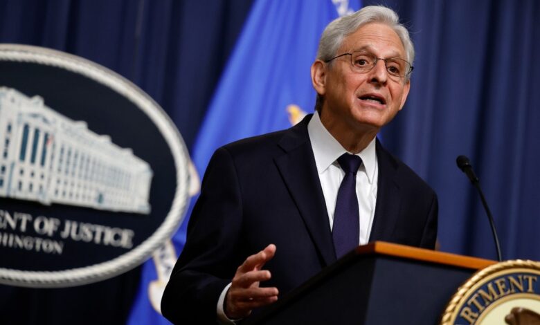 U.S. Attorney General Merrick Garland