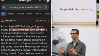 Google moving to remove bizarre AI search results, like telling users to eat rocks