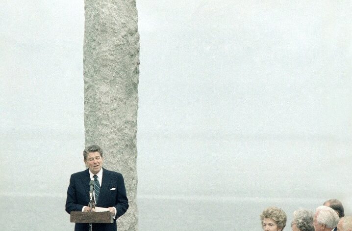 Biden’s visit to Normandy for the 80th anniversary of the D-Day invasion was overshadowed from the start by Reagan’s exceptional speech at the same spot 40 years earlier.