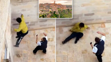 London-based parkour group, Team Phat, damages historic Italy UNESCO site