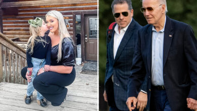 Lunden Roberts shows Bidens grace as they ignore daughter